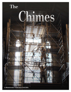 Fall 2016 - Westminster Presbyterian Church