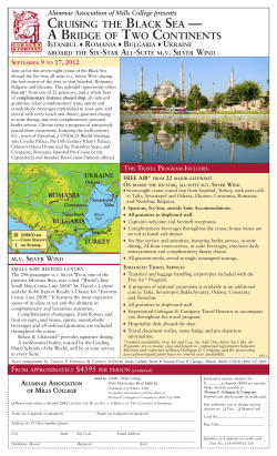 CRUISING THE BLACK SEA &mdash; A BRIDGE OF TWO CONTINENTS