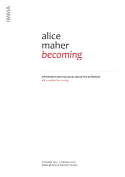 Alice Maher Gallery Guide.indd