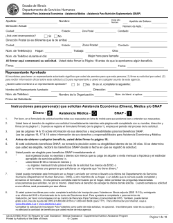 Estado de Illinois Departamento de Servicios Humanos