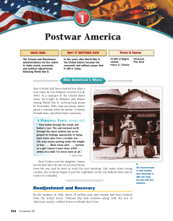 Chapter 19 - The Post War Booms
