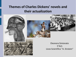 Themes of Charles Dickens` novels and their actualization