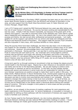 The Fruitful and Challenging Recruitment Journey of a Trainee in