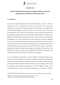104 chapter four short of international obligations? uganda`s