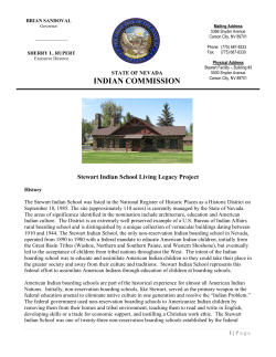 indian commission - Stewart Indian School