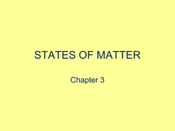 states of matter - Mayfield City Schools