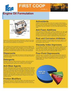 Engine Oil Formulation