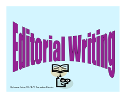 Editorial Writing