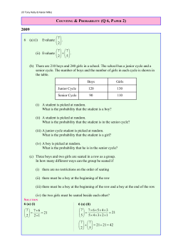 6 (a) (i) Evaluate 7 2 . (ii) Evaluate 7 2 7 5 +