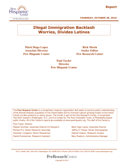 Illegal Immigration Backlash Worries, Divides