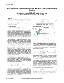 Diffraction-Limited Resolution and Maximum Contrast for Scanning