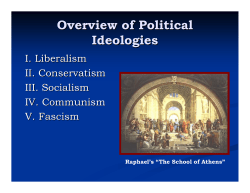 Overview of Political Ideologies - Rose