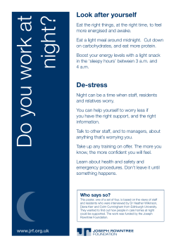 Look after yourself De-stress