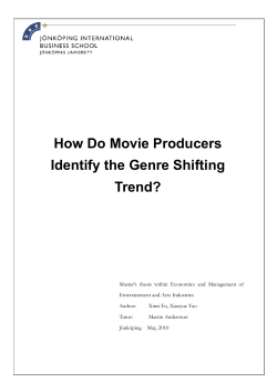 How Do Movie Producers Identify the Genre Shifting Trend?