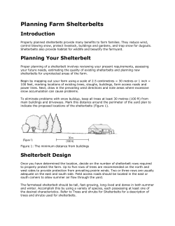 Planning Farm Shelterbelts