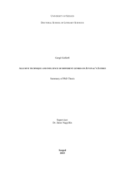 university of szeged