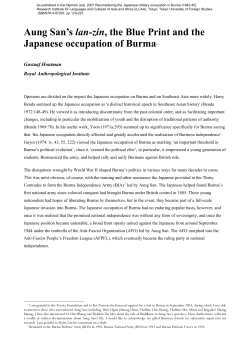 Chapter 12 - Online Burma Library