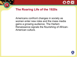 The Roaring Life of the 1920s