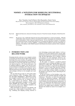 NiMMiT: A NOTATION FOR MODELING - EDM