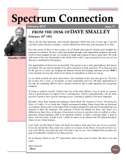 February 2015 - Spectrum Concessions