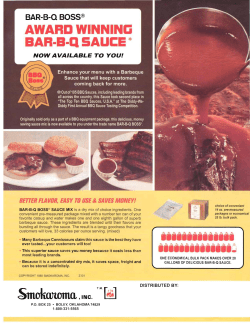 AWAR WI NI Ci AR·B· SAUCE