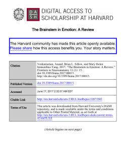 The Brainstem in Emotion: A Review