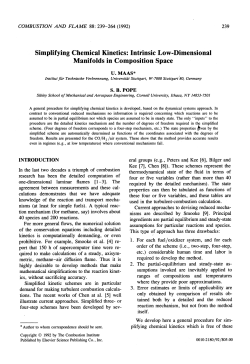 Simplifying Chemical Kinetics: Intrinsic Low