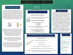 Diamonds are Forever