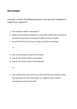 Stereotypes - Rellu-LAMC