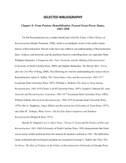 SELECTED BIBLIOGRAPHY