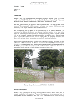 Merthyr Cynog - Clwyd-Powys Archaeological Trust