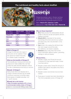 Mussels - Shellfish Association of Great Britain