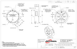40 H7 9.8 Chamfer 1.27X45 Customer Interface (See Note 3) 4X