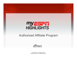 myESPN Highlights. - Group Photographers Association