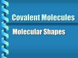 Molecular Shapes