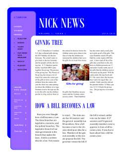 GIVNIG TREE HOW A BILL BECOMES A LAW