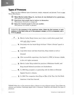 Types of Pronouns