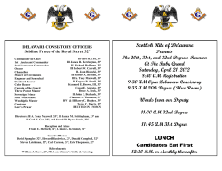 Scottish Rite of Delaware - Scottish Rite