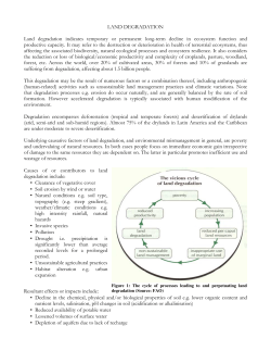 LAND DEGRADATION