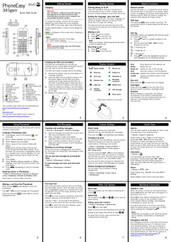 Quick Start Guide - Consumer Cellular