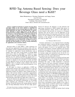 RFID Tag Antenna Based Sensing