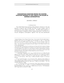 CONSCIENTIOUS OBJECTORS BEHIND THE