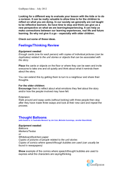 Feelings/Thinking Review Thought Balloons