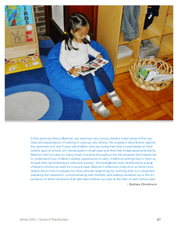 Starting School for the Very First Time