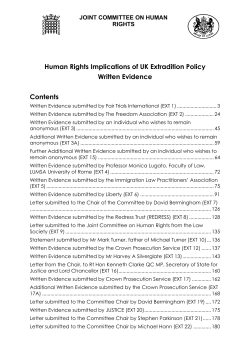 The Human Rights Implications of UK Extradition