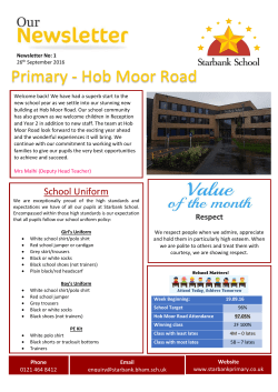 Hob Moor Primary News