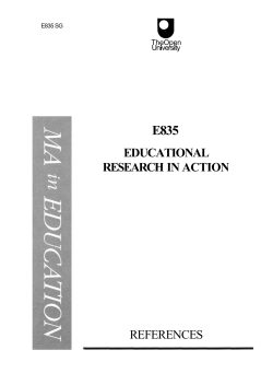 educational research in action references