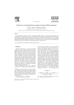Detection of polyadenylation signals in human DNA sequences