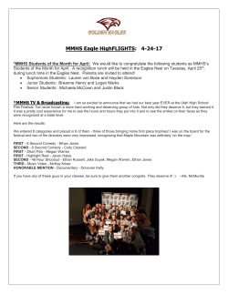 Monday email 4-24-17 - Maple Mountain High School