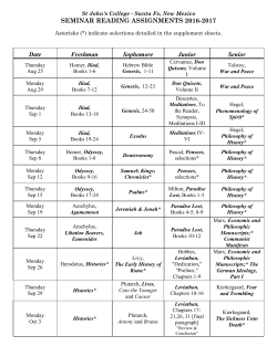 Santa Fe Reading List 2016